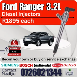 Ford Ranger 3.2L diesel injectors for sale