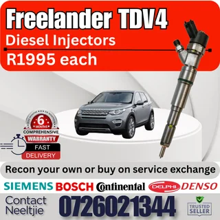 Freelander TDV4 diesel injectors for sale