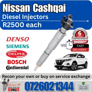 Nissan Cashqai diesel injectors for sale