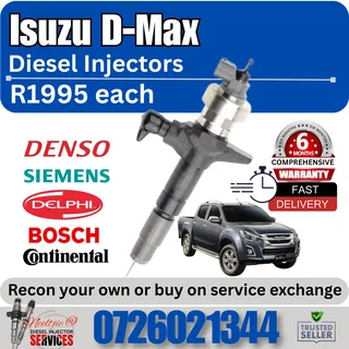 Isuzu D-Max diesel injectors for sale
