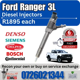 Ford Ranger 3L diesel injectors for sale