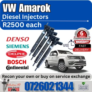 VW Amarok diesel injectors for sale