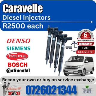 Caravelle diesel injectors for sale