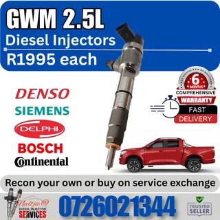GWM 2.5L diesel injectors for sale