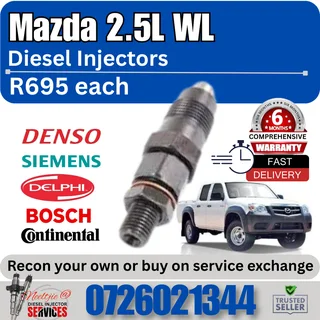 Mazda 2.5L WL diesel injectors for sale