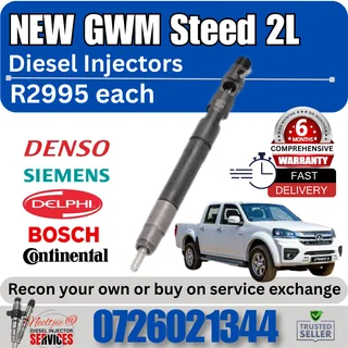 NEW GWM Steed 2L diesel injectors for sale
