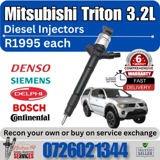 Mitsubishi Triton 3.2L diesel injectors for sale