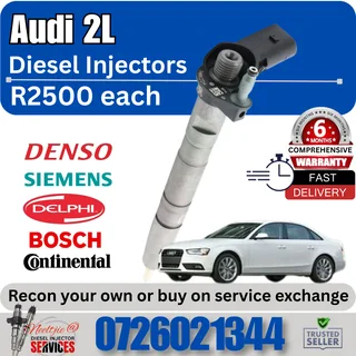Audi 2L diesel injectors for sale