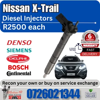 Nissan X-trail diesel injectors for sale
