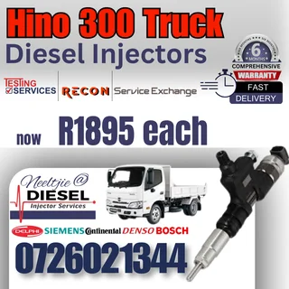 Hino 300 Truck diesel injectors for sale