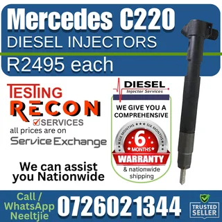 Mercedes C220 diesel injectors for sale