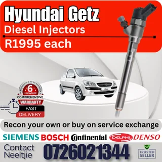 Hyundai Getz diesel injectors for sale