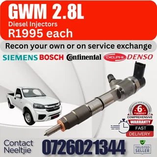 GWM 2.8L diesel injectors for sale