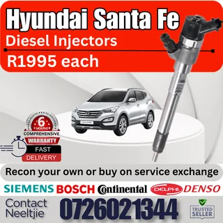 Hyundai Santa Fe diesel injectors for sale