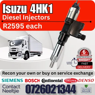 Isuzu 4HK1 diesel injectors for sale