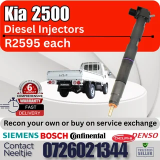 Kia 2500 diesel injectors for sale