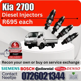 Kia 2700 diesel injectors for sale