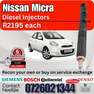 Nissan Micra diesel injectors for sale