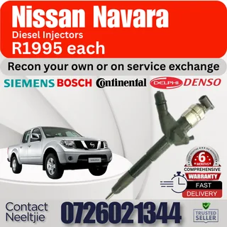 Nissan Navara diesel injectors for sale