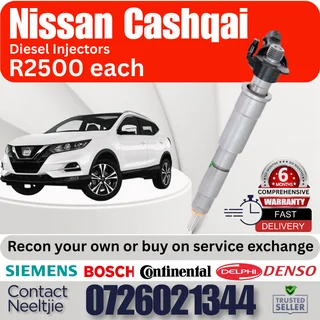 Nissan Cashqai diesel injectors for sale
