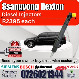 Ssangyong Rexton diesel injectors for sale
