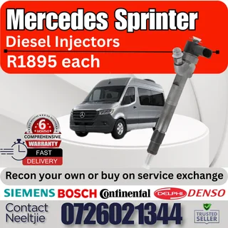 Mercedes Sprinter diesel injectors for sale