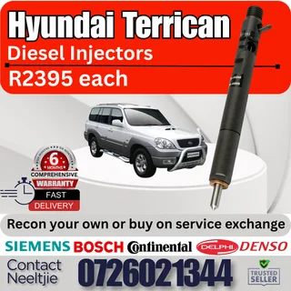 Hyundai Terrican diesel injectors for sale