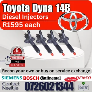 Toyota Dyna 14B diesel injectors for sale