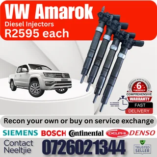 VW Amarok diesel injectors for sale