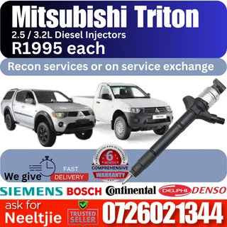 Mitsubishi Triton diesel injectors for sale