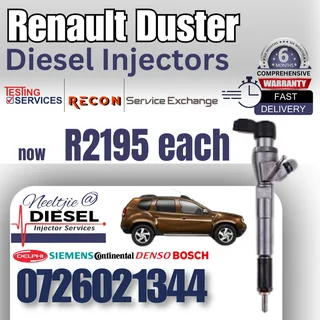 Renault Duster diesel injectors for sale