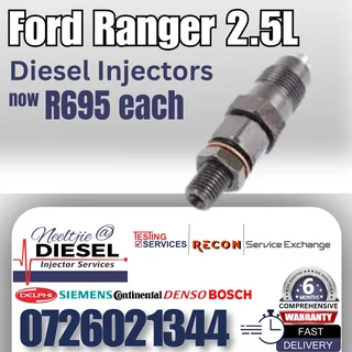 Ford Ranger 2.5L WL diesel injectors for sale