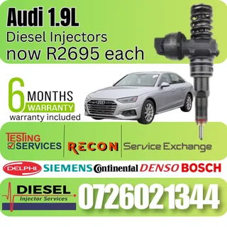 Audi 1.9L diesel injectors for sale