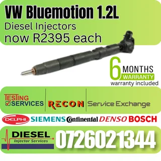 VW Bluemotion diesel injectors for sale