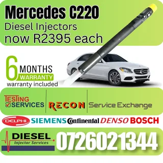 Mercedes C220 diesel injectors for sale