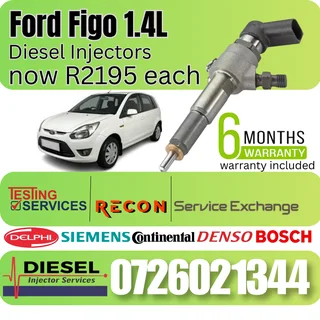 Ford Figo 1.4L diesel injectors for sale