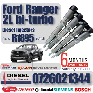 Ford Ranger 2L bi-turbo diesel injectors for sale