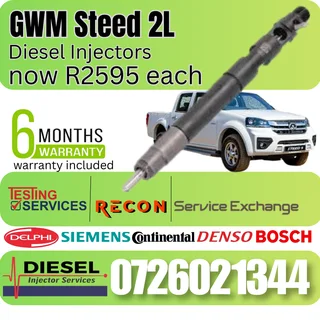 GWM 2L diesel injectors for sale