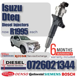 Isuzu Dteq diesel injectors for sale