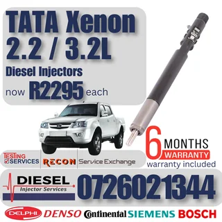 TATA Xenon 2.2 / 3L diesel injectors for sale
