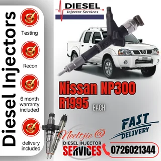 Nissan NP300 diesel injectors for sale