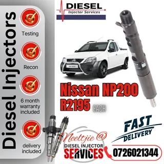 Nissan NP200 diesel injectors for sale