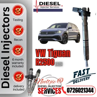 VW Tiguan diesel injectors for sale