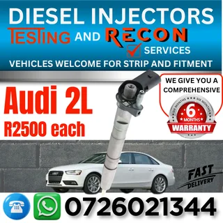 Audi 2L diesel injectors for sale