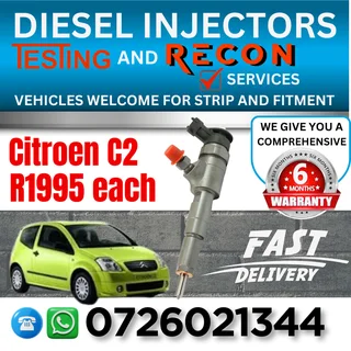 Citroen C2 diesel injectors for sale