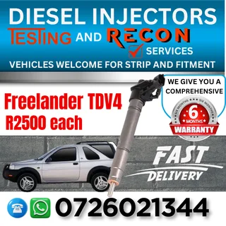 Freelander TDV4 diesel injectors for sale