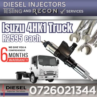Isuzu 4HK1 diesel injectors for sale