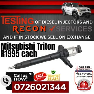 Mitsubishi Triton diesel injectors for sale