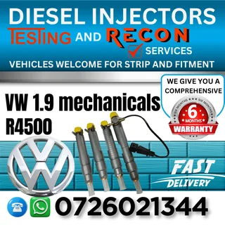 VW 1.9L mechanical diesel injectors for sale on exchange