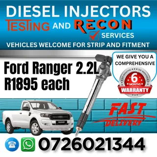 Ford Ranger 2.2L diesel injectors for sale